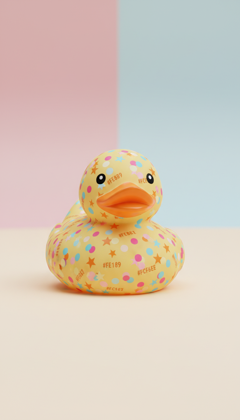 Hand-Painted Theme Duck
