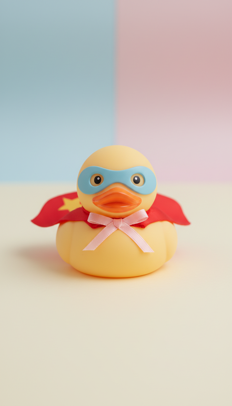 Collectible Glitter Duck