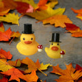 Mushroom Garden Rubber Duck: Cruising Car Dashboard Decor