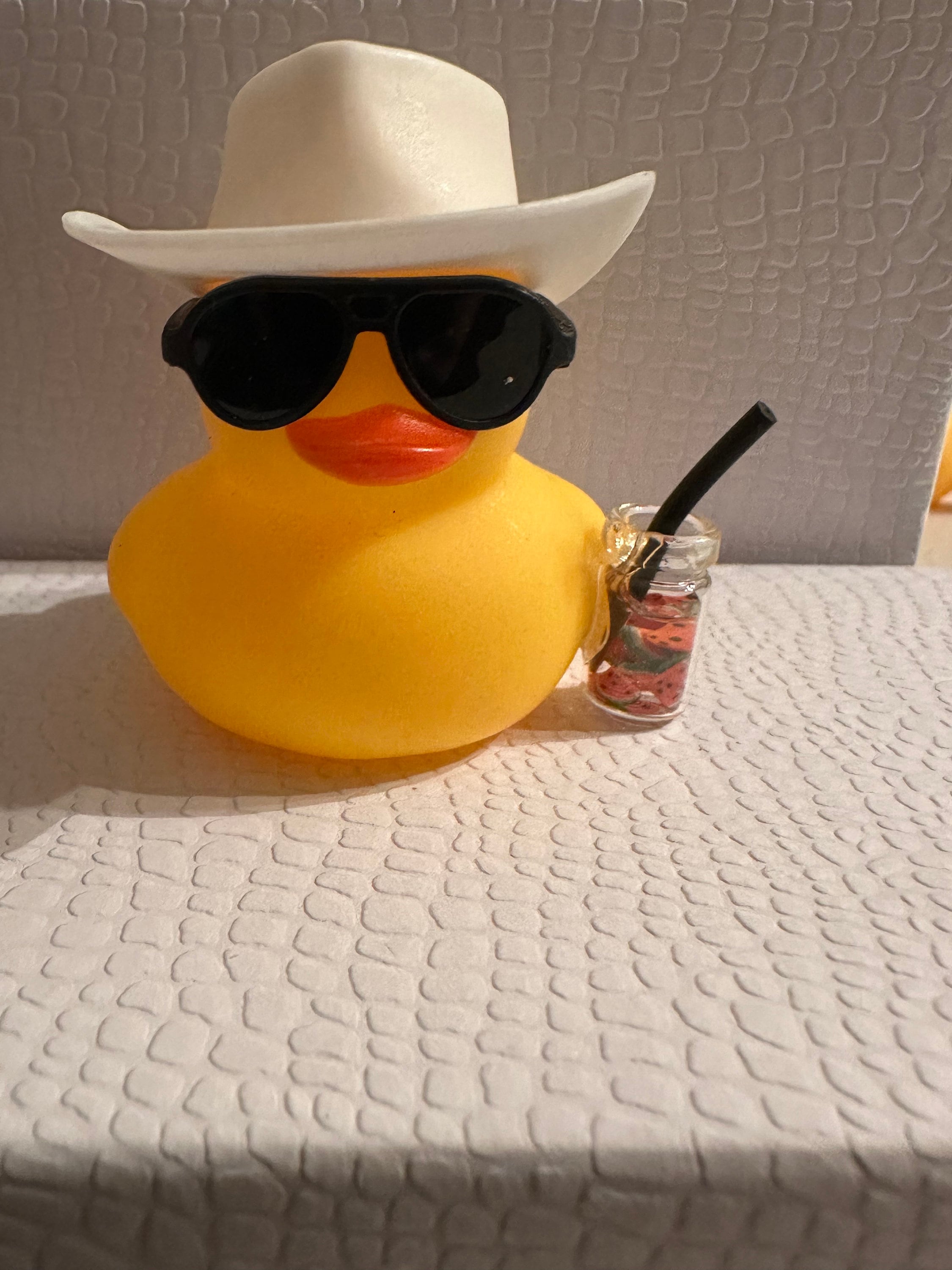 Lemonade duck, cruising duck, cowboy duck cowgirl ducks themed rubber duck