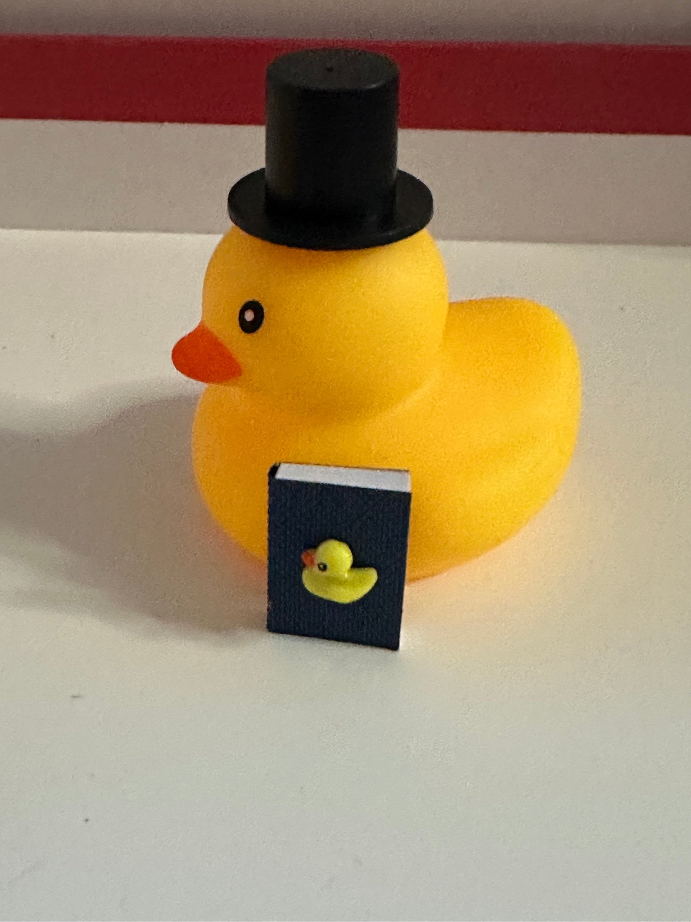 Book Lover Rubber Duck: Themed Dashboard Duck, Stocking Stuffer