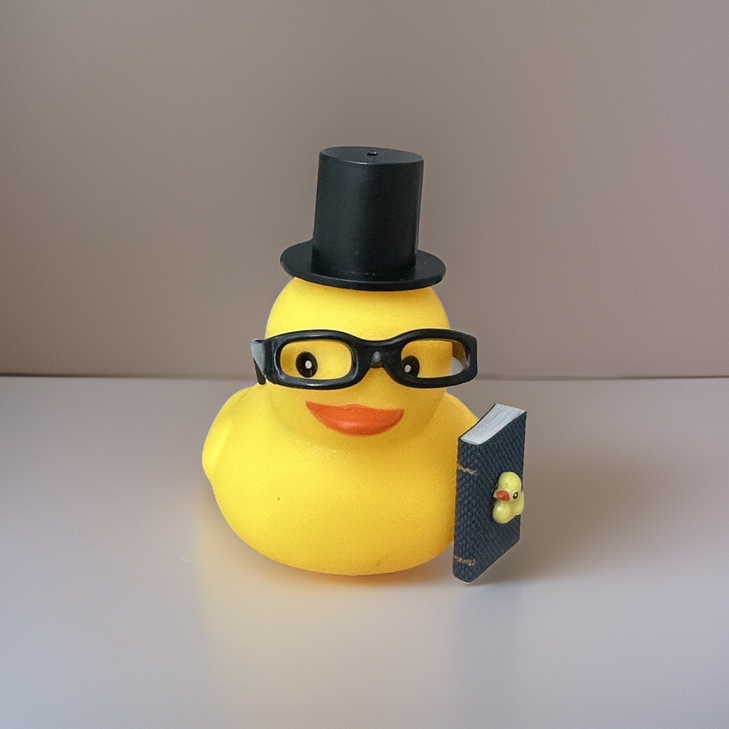 Book Lover Rubber Duck: Themed Dashboard Duck, Stocking Stuffer