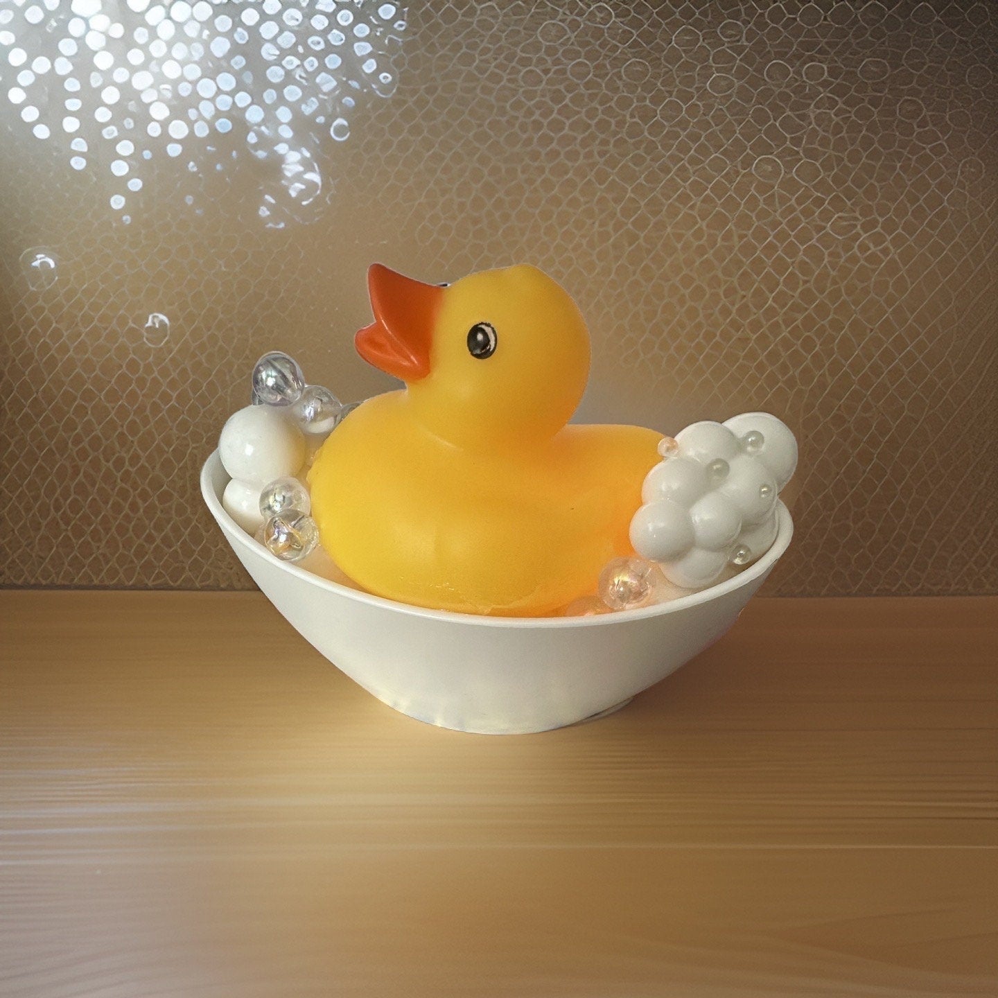 Bathtime Rubber Duck: Handmade Car & Home Decor