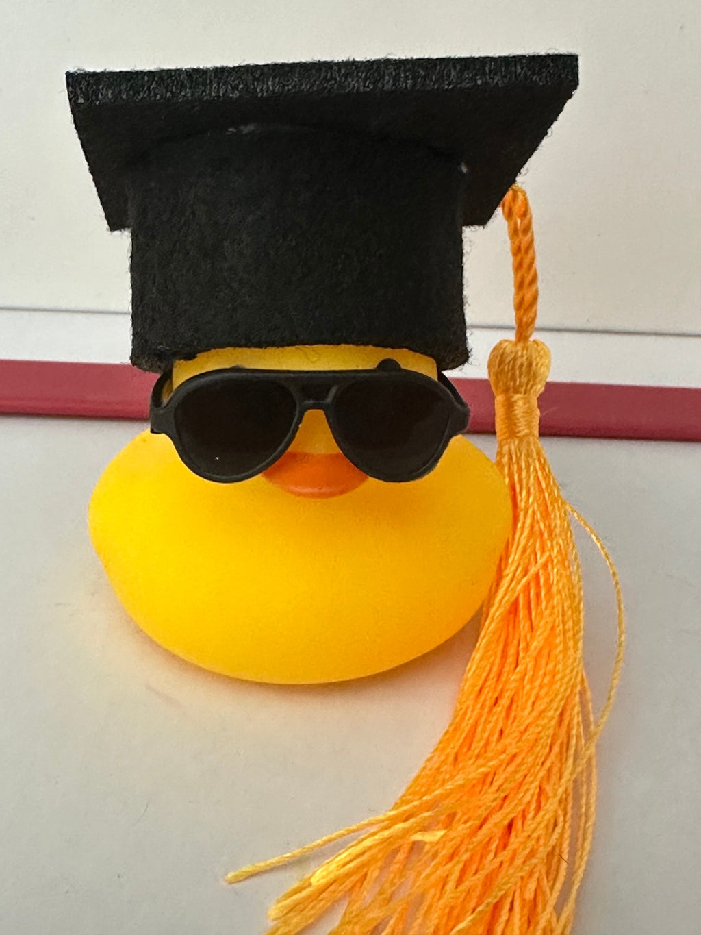 Graduation Rubber Duck: Yellow Themed Student Gift
