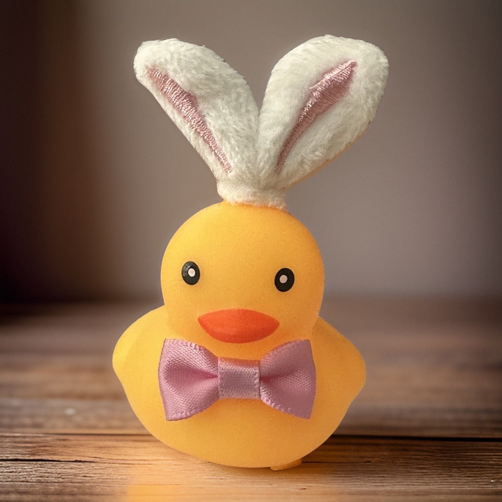 Bunny Ears Rubber Duck: Easter Basket Gift, Car Dashboard Decor