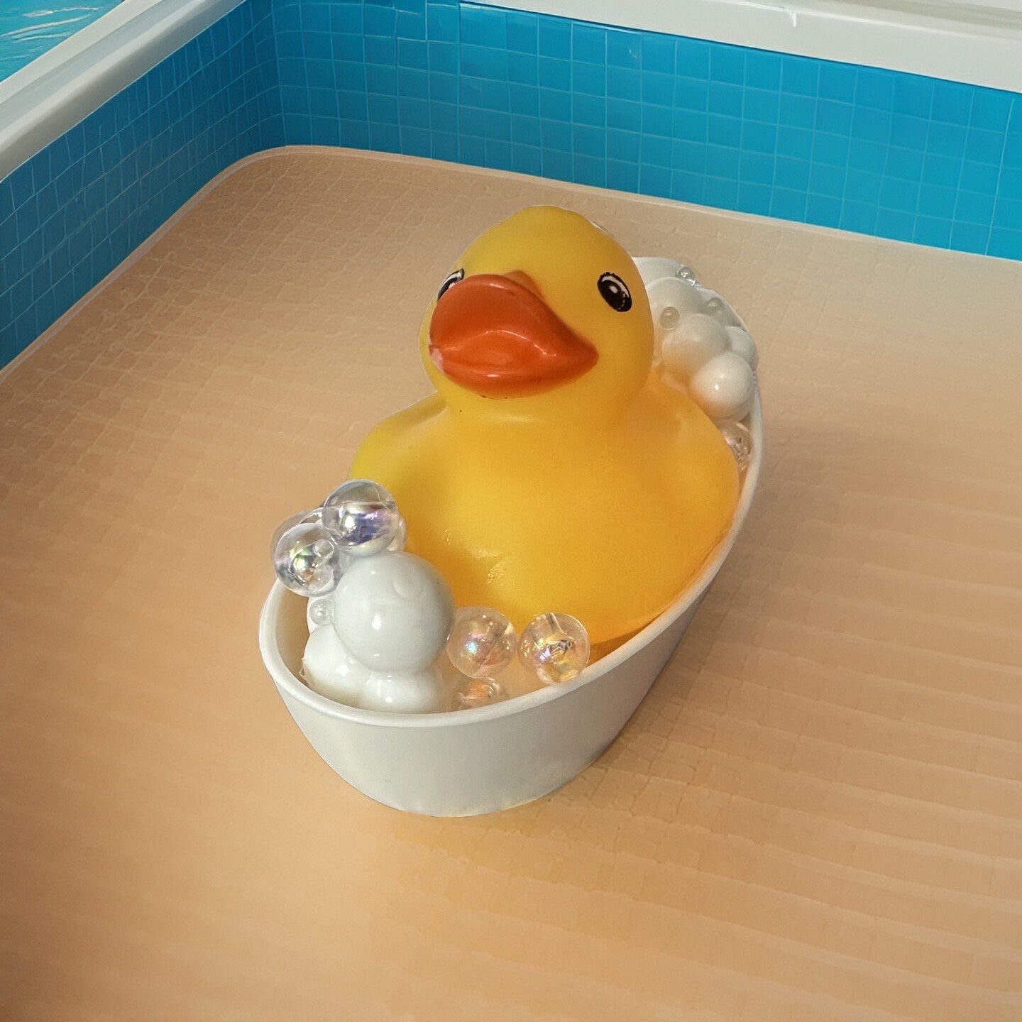 Bathtime Rubber Duck: Handmade Car & Home Decor