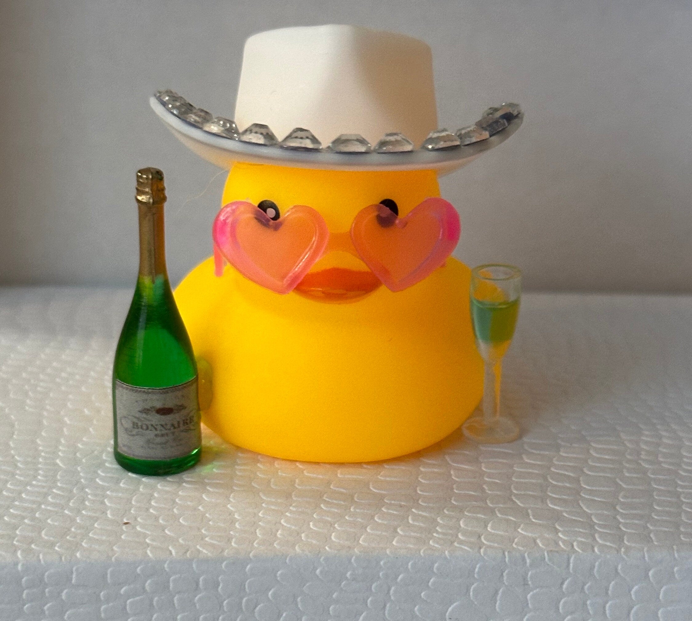 Champagne Cowboy Rubber Duck | Western Jeep Ducking Gift