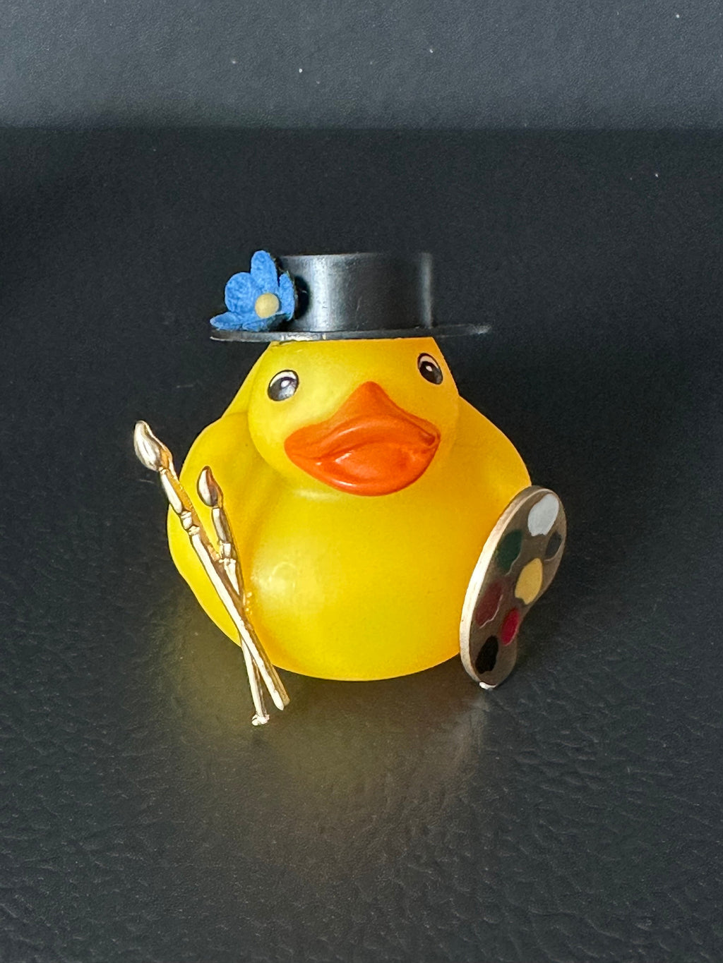 Artist Rubber Duck: Mini Painter Duck with Palette