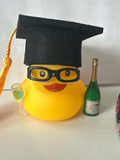Graduation Rubber Duck: Yellow Themed Student Gift