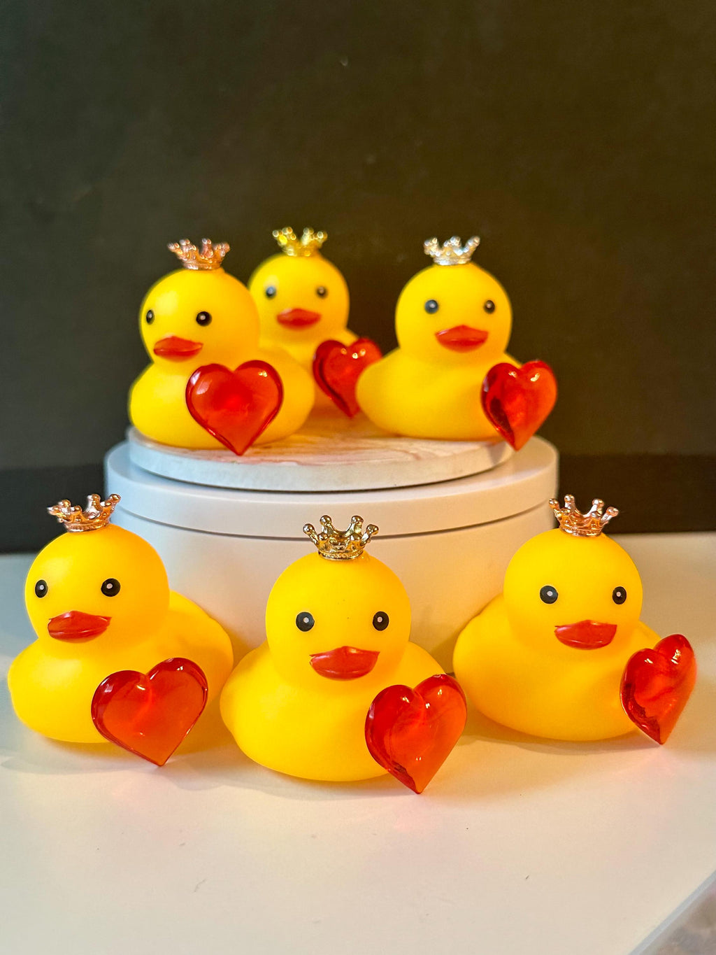 Queen of Hearts Rubber Duck, Decorative Ornament