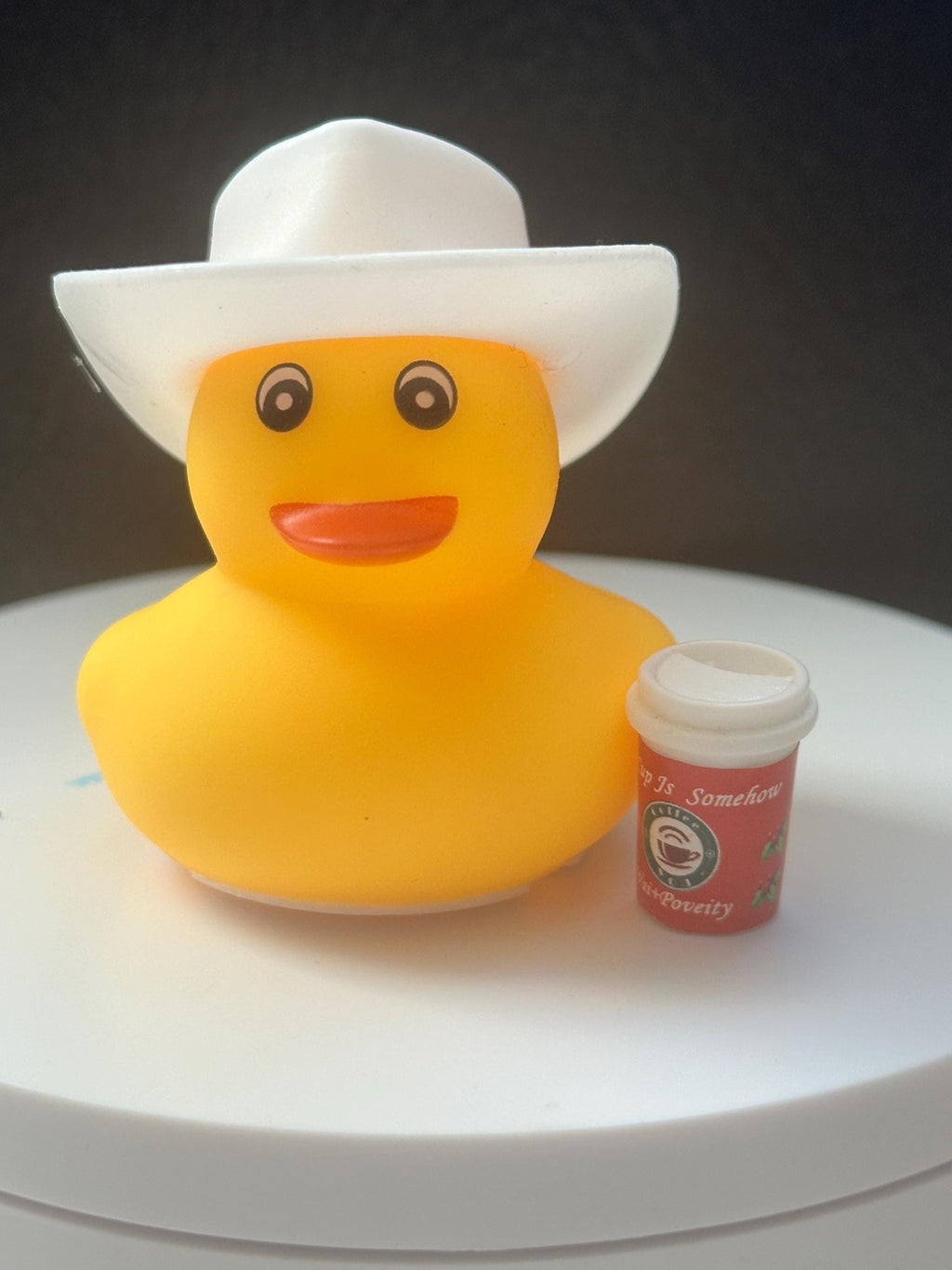 Coffee rubber duck | dashboard duck | personalized gift | Duck collection, Christmas collection