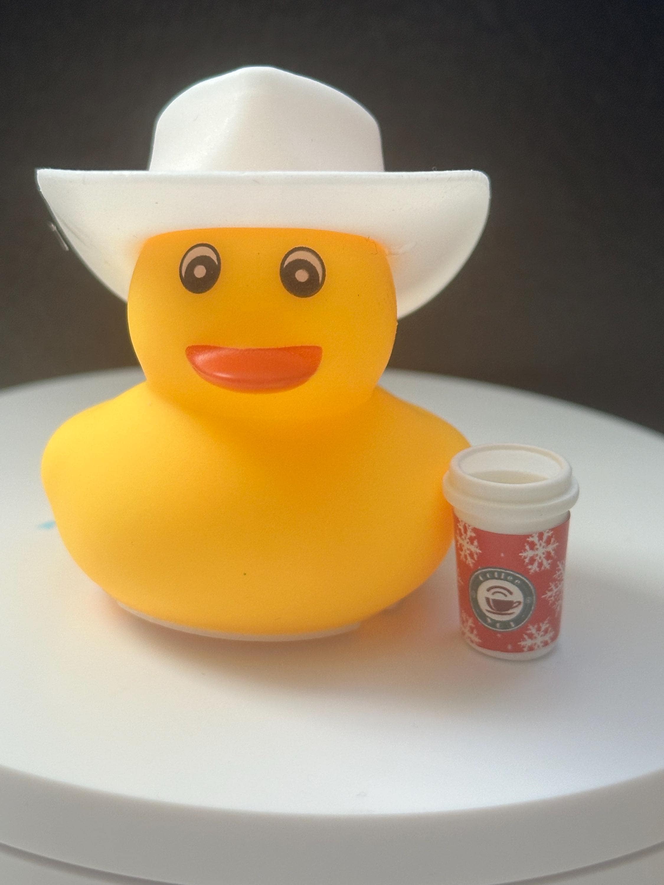 Coffee rubber duck | dashboard duck | personalized gift | Duck collection, Christmas collection