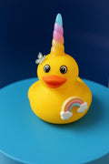 Unicorn Rubber Duck: Customizable Rainbow Desk Decor