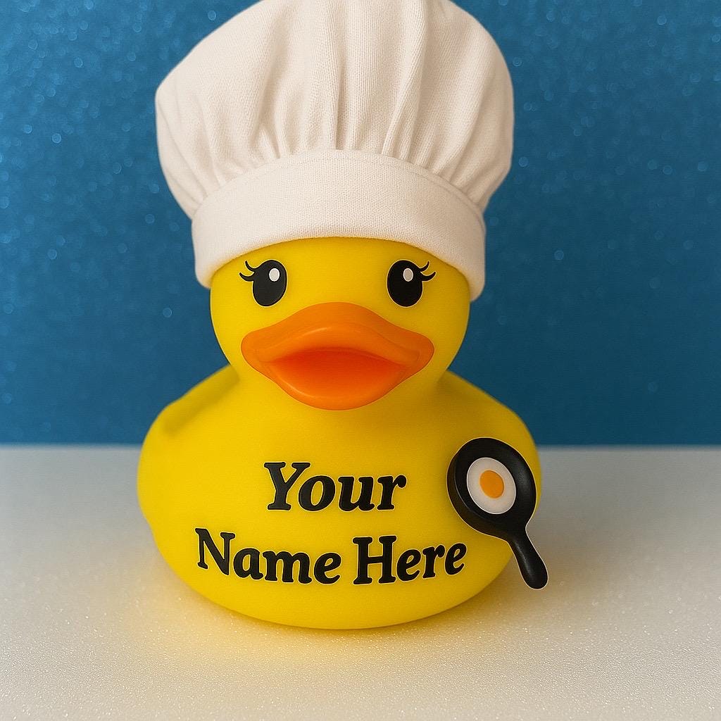 Chef Rubber Duck | Personalized Restaurant Decor, Jeep Duck