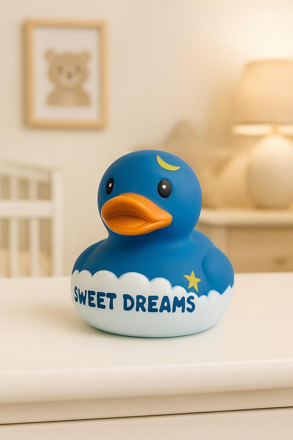 Moon and stars Rubber Duck, Baby shower decor, cloud room decor, sweet gift