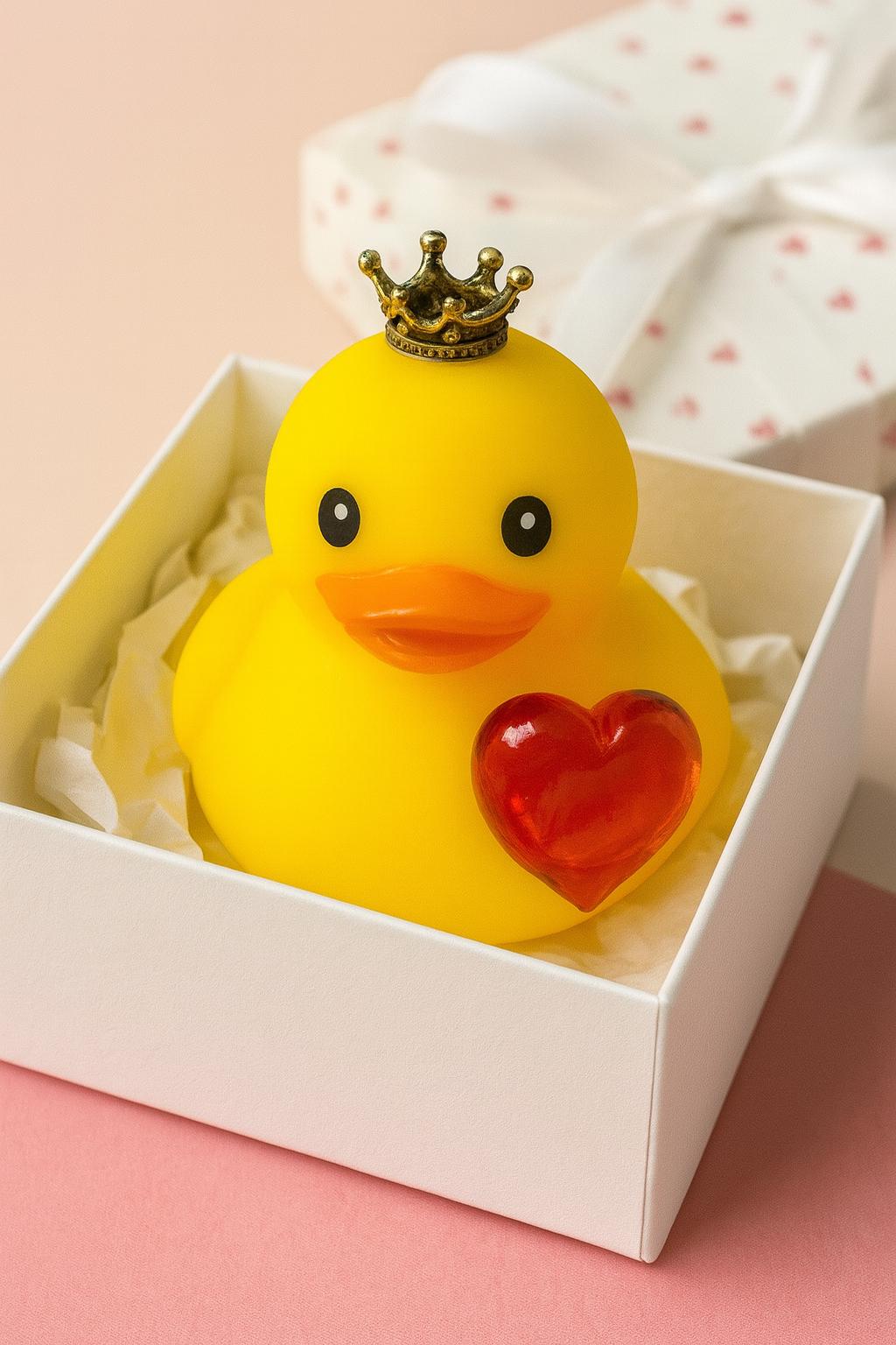 Queen of Hearts Rubber Duck, Decorative Ornament