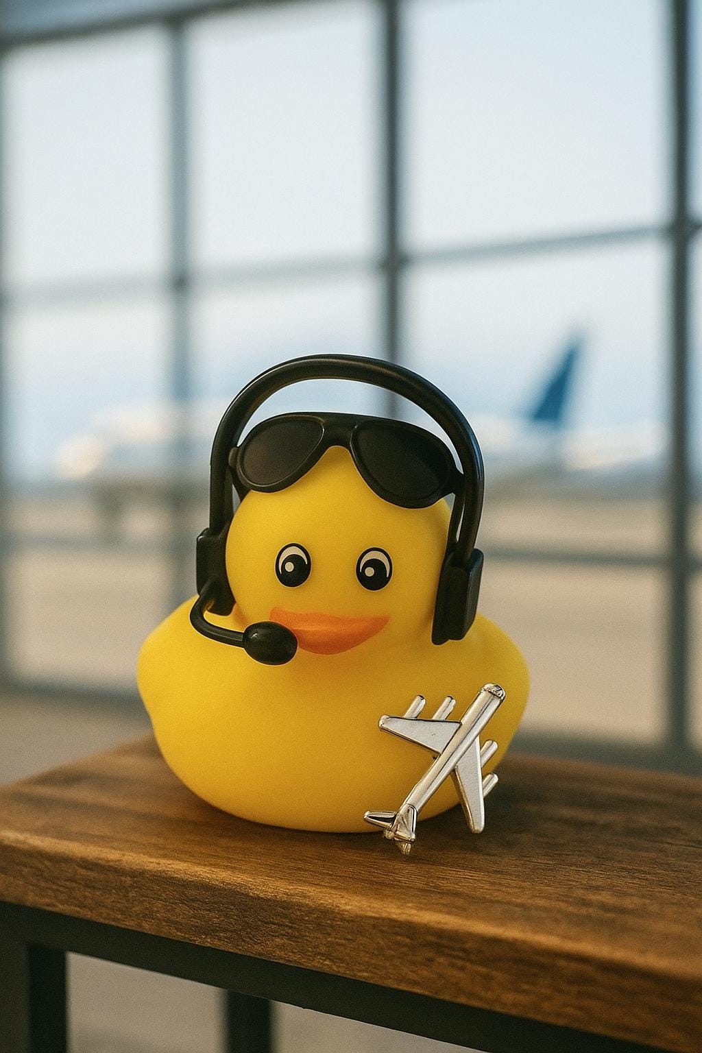 Pilot Rubber Duck: Travel Gift, Dashboard Decor