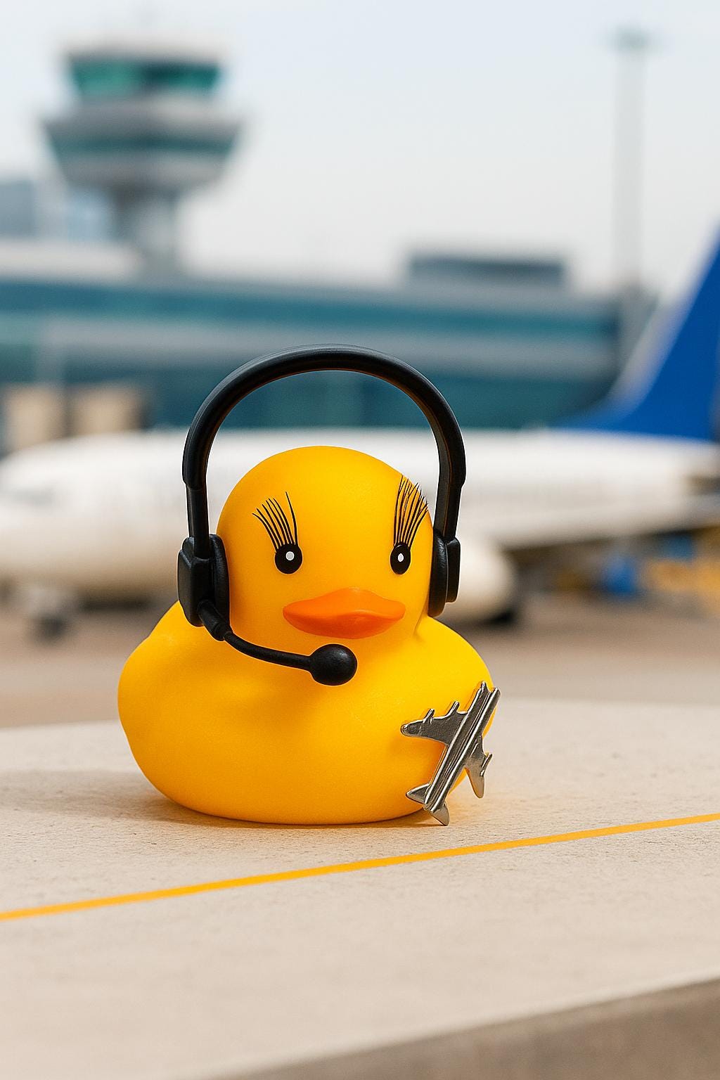 Pilot Rubber Duck: Travel Gift, Dashboard Decor