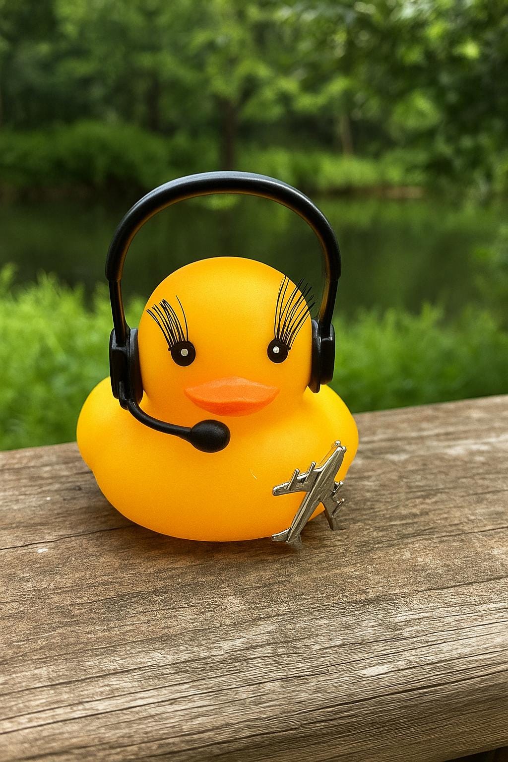 Pilot Rubber Duck: Travel Gift, Dashboard Decor
