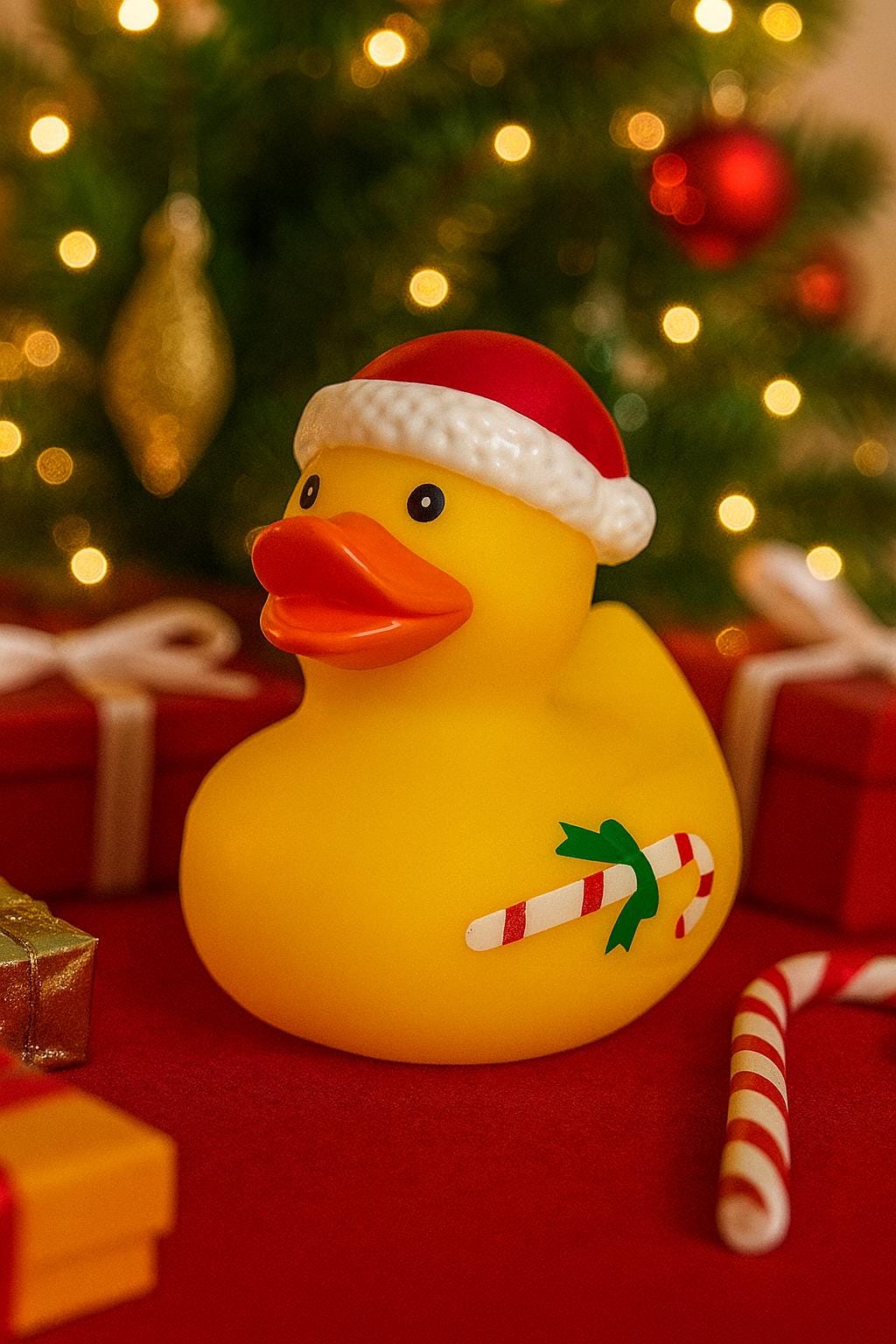 Santa Rubber Duck, Personalized holiday stocking stuffer 2025