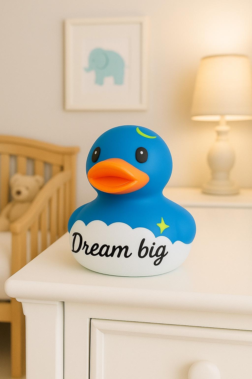 Moon and stars Rubber Duck, Baby shower decor, cloud room decor, sweet gift