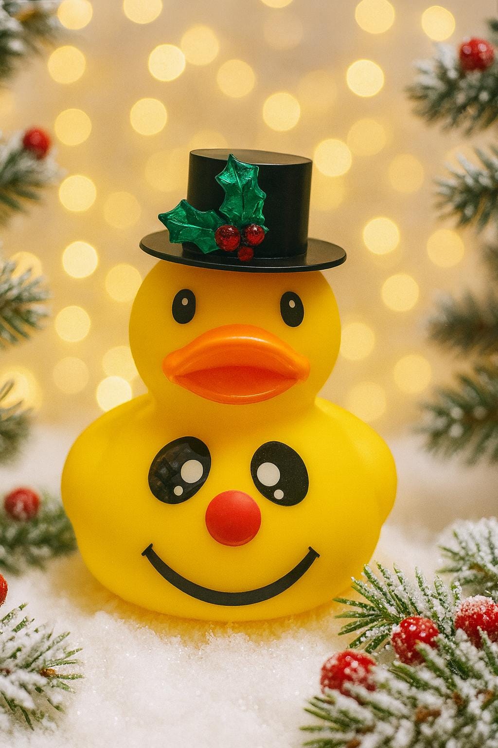 Holiday rubber duck  - 2025 snowman Christmas duck | every one is unique