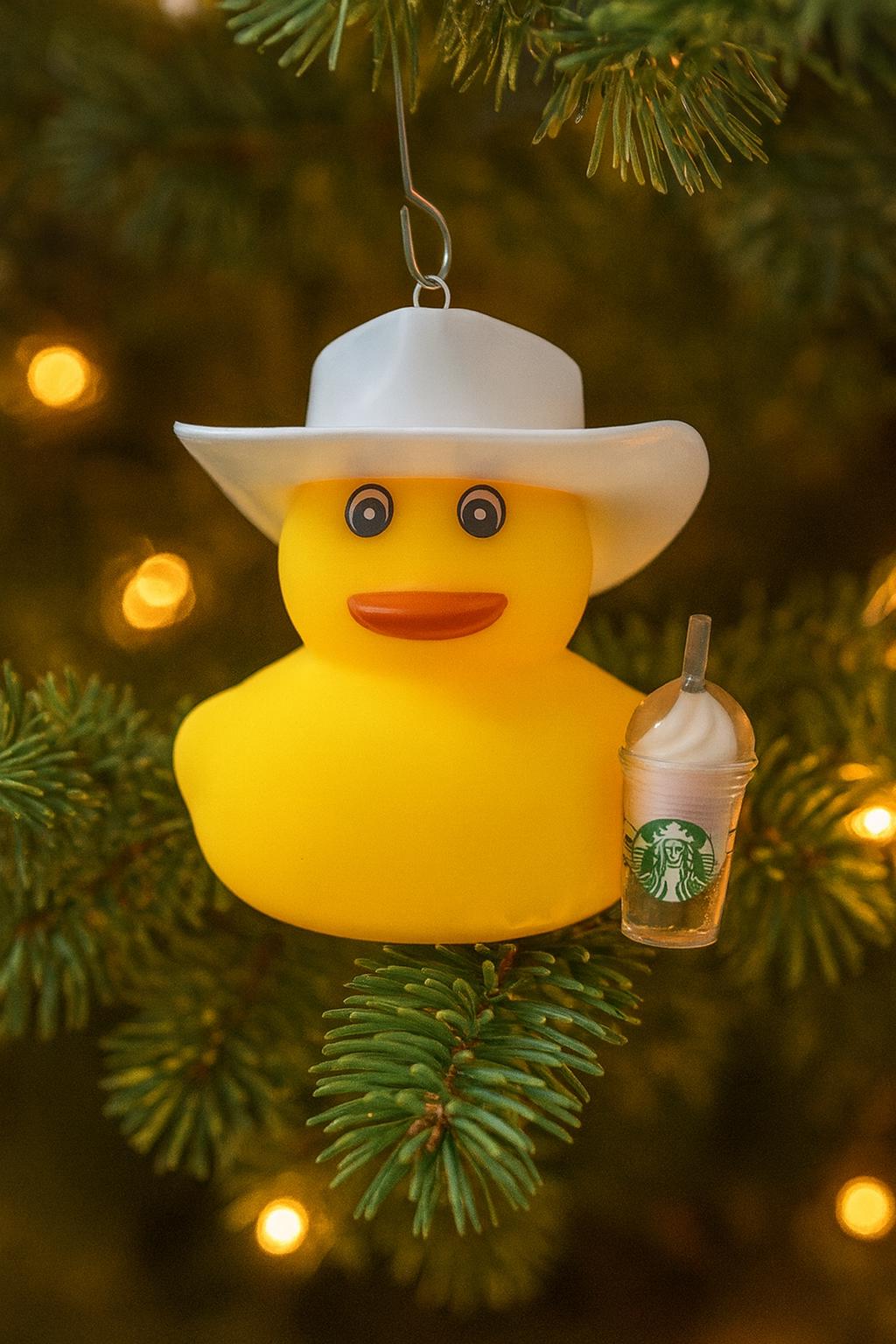 Christmas Rubber Duck, Personalized holiday stocking stuffer 2025 ornaments