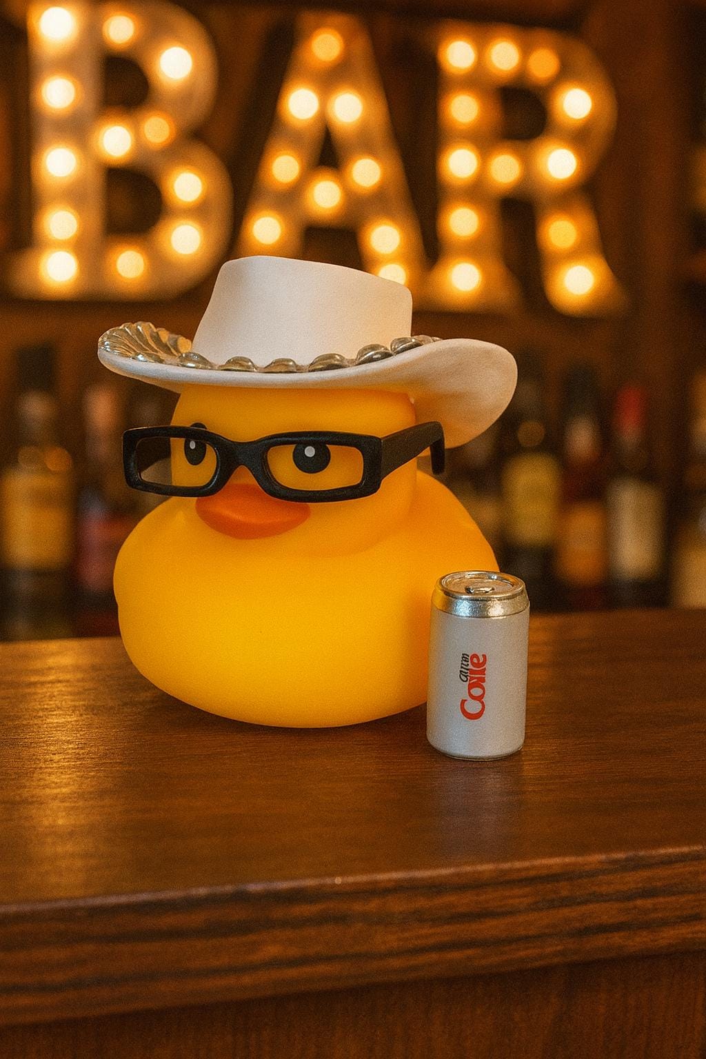 Soda Pop Rubber Duck, Quirky home decor or gift with your favorite beverage