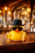 Pizza and beer Rubber Duck: Travel Gift, Dashboard Decor