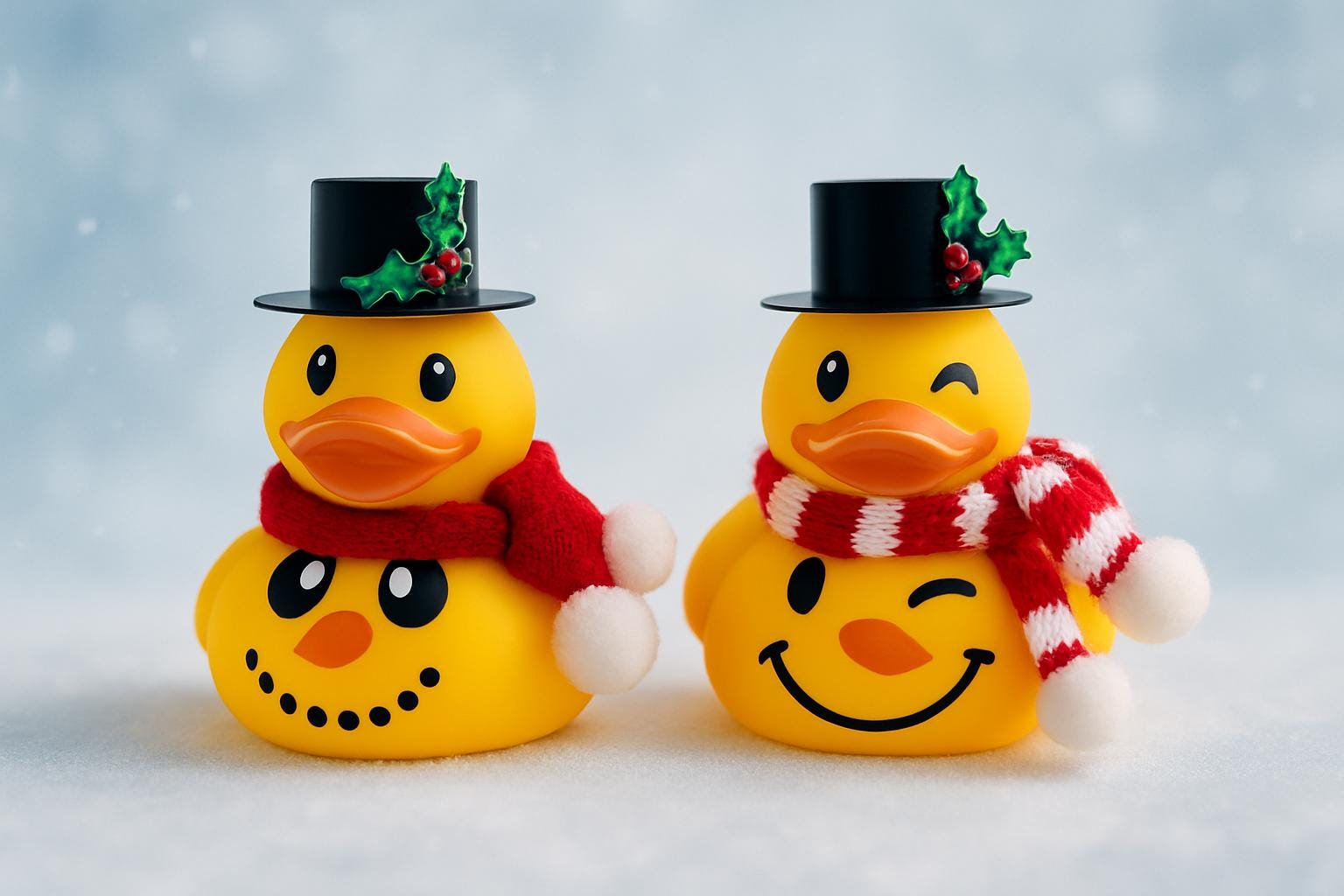 Holiday rubber duck  - 2025 snowman Christmas duck | every one is unique