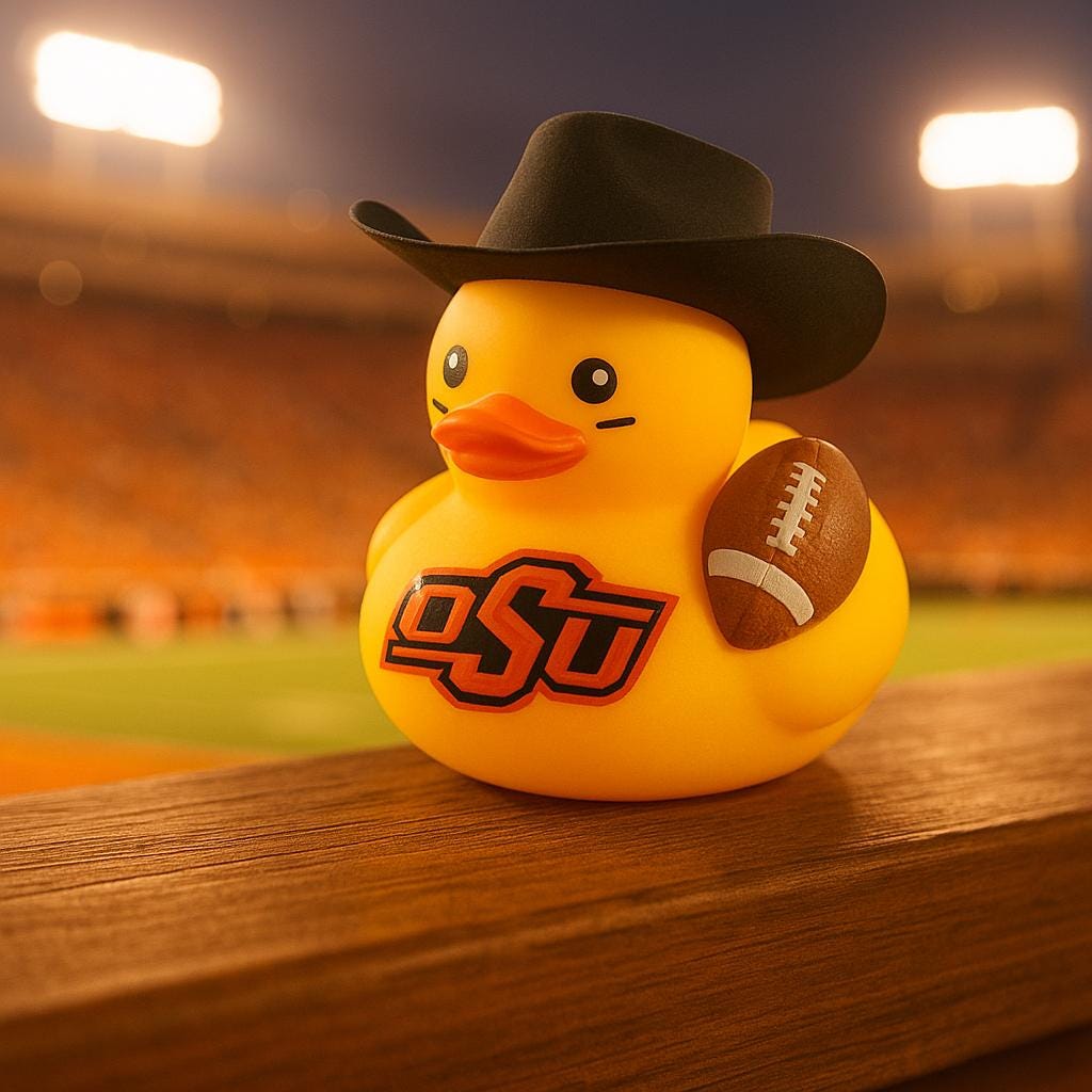 College Football Rubber Duck: Game Day, Favorite Team Helmet, Sports Fan Gift, Dorm decor