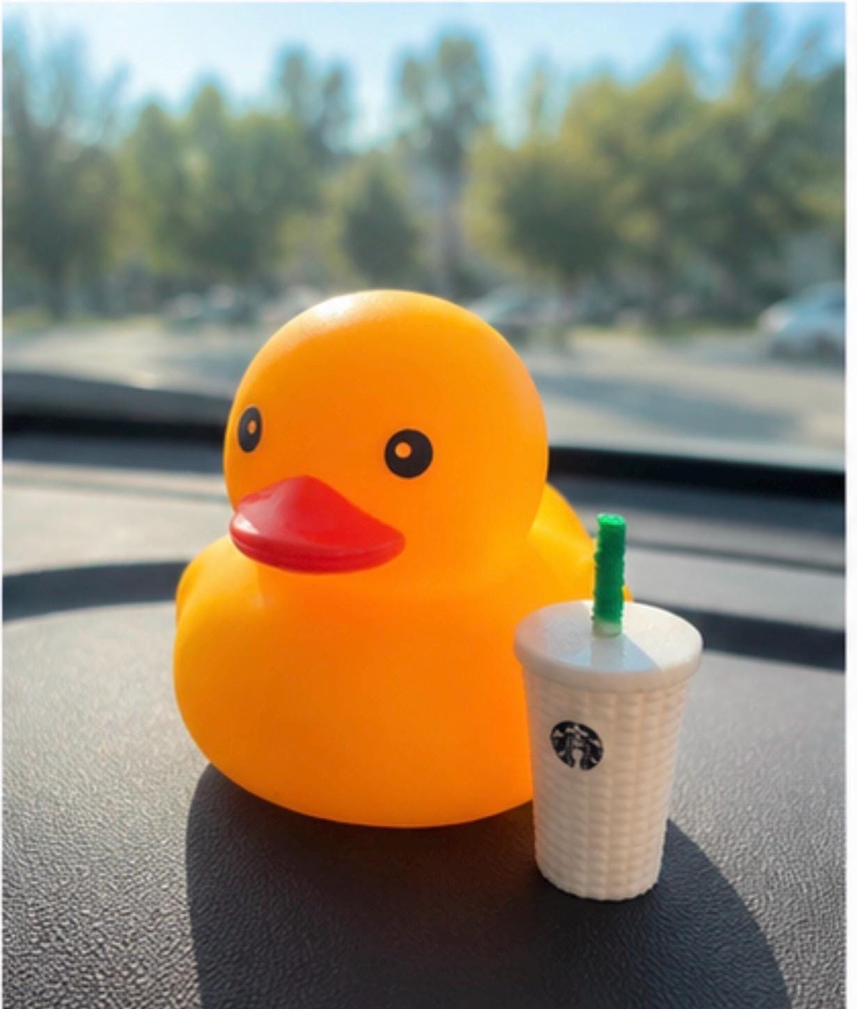 Coffee Lover Rubber Duck,  Fan Gift with Cowboy Hat